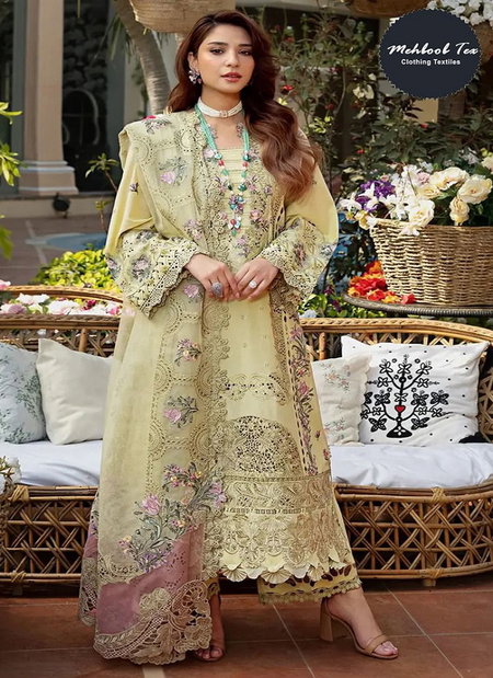Mehboob T 1759 Cotton Embroidery Pakistani Salwar Suit Suppliers In India